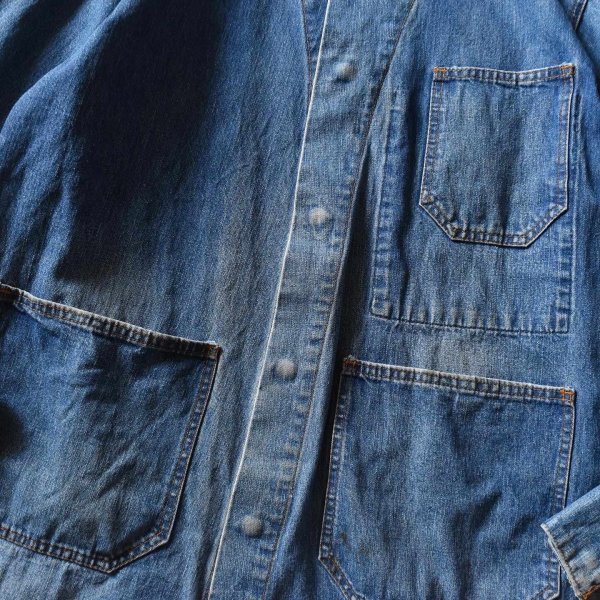 画像6: 1980s ACTIONWEST デニムカバーオール　 "MADE IN CANADA"　 表記XL  (6)