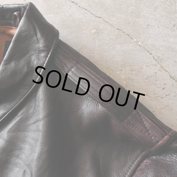 画像13: 1980s〜 AVIREX A-2 フライトレザージャケット　 "MADE IN USA"　 実寸44  (13)