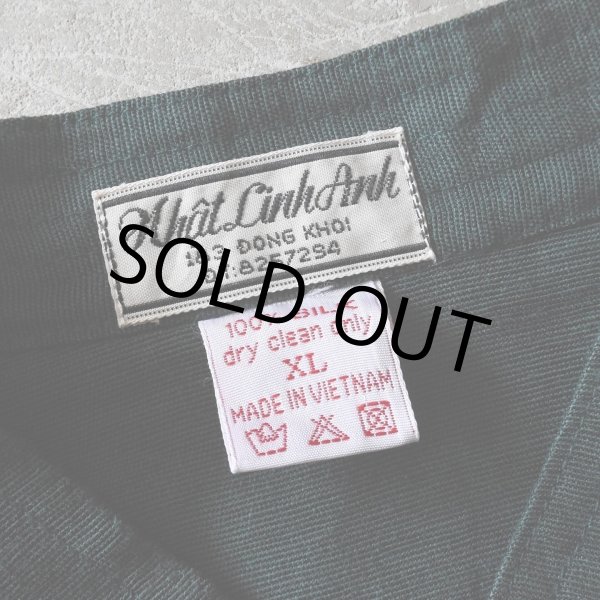 画像3: チャイナシャツ　 "100% SILK"　 表記XL  (3)