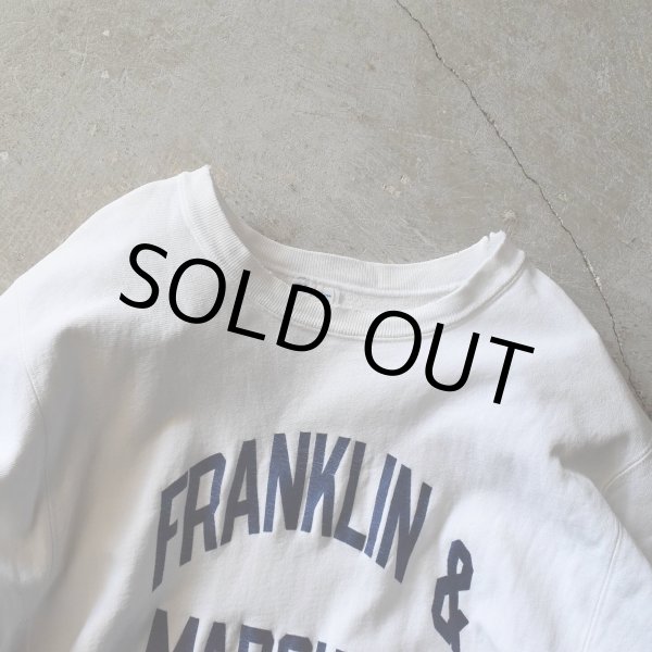画像3: 1980s Champion リバースウィーブスウェット　 "FRANKLIN&MARSHALL COLLEGE"　 表記L  (3)