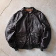 画像1: 1980s〜 AVIREX A-2 フライトレザージャケット　 "MADE IN USA"　 実寸44  (1)