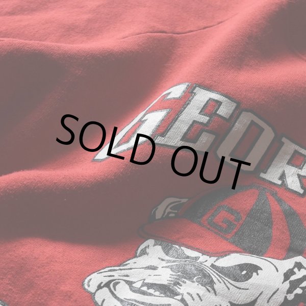 画像5: 1980s GEORGIA BULLDOGS カレッジスウェット　 "MADE IN USA"　 表記L  (5)