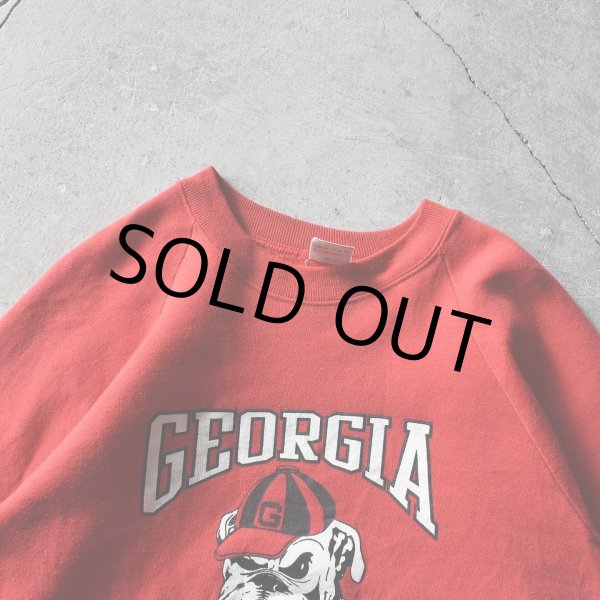 画像3: 1980s GEORGIA BULLDOGS カレッジスウェット　 "MADE IN USA"　 表記L  (3)