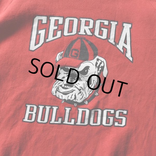 画像4: 1980s GEORGIA BULLDOGS カレッジスウェット　 "MADE IN USA"　 表記L  (4)
