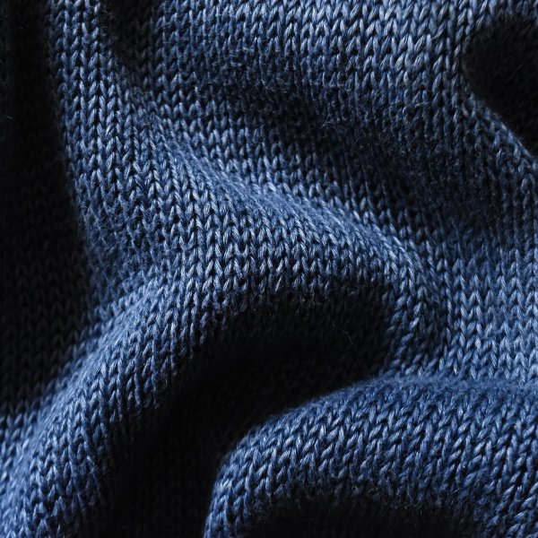 画像7: 1990s Polo by Ralph Lauren インディゴリネンニット　 表記L  (7)