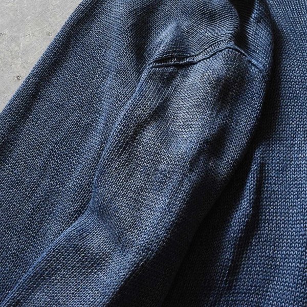 画像6: 1990s Polo by Ralph Lauren インディゴリネンニット　 表記L  (6)