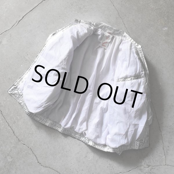 画像3: 1980-90s 銀のレザージャンパー　 表記L  (3)