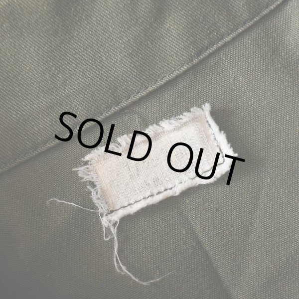 画像3: 1970s US.NAVY SEABEES OG507ユーティリティシャツ　 表記17 1/2×36？  (3)