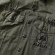 画像8: 1970s US.NAVY SEABEES OG507ユーティリティシャツ　 表記17 1/2×36？  (8)