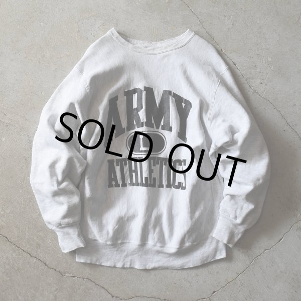 画像2: 1990s MVP "ARMY ATHLETICS" PRO WEAVE スウェット　 "MADE IN USA"　 表記L  (2)