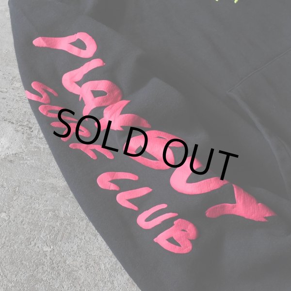 画像8: PLAYBOY SURF CLUB ネオンカラースウェットパーカー　 表記M  (8)