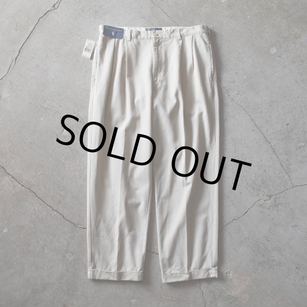 画像8: DEAD STOCK　 Polo by Ralph Lauren チノトラウザー　 "HAMMOND PANT"　 表記W38 L30  (8)
