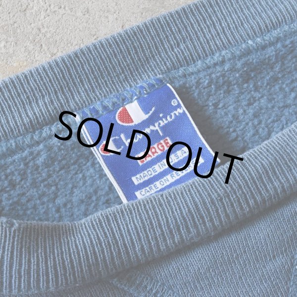 画像2: 1990s Champion 前Vカレッジスウェット　 "MADE IN USA"　 表記L  (2)