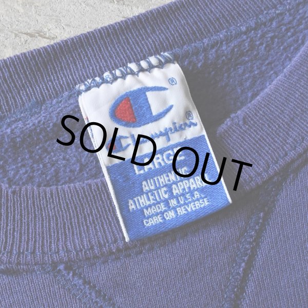 画像2: 1990s Champion 前Vスウェット　 "MADE IN USA"　 表記L  (2)