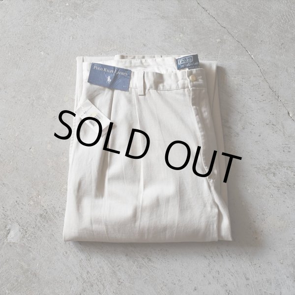 画像1: DEAD STOCK　 Polo by Ralph Lauren チノトラウザー　 "HAMMOND PANT"　 表記W38 L30  (1)