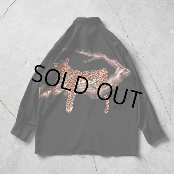 画像3: KOMAN SPORT 豹ポリエステルシャツ　 表記L  (3)