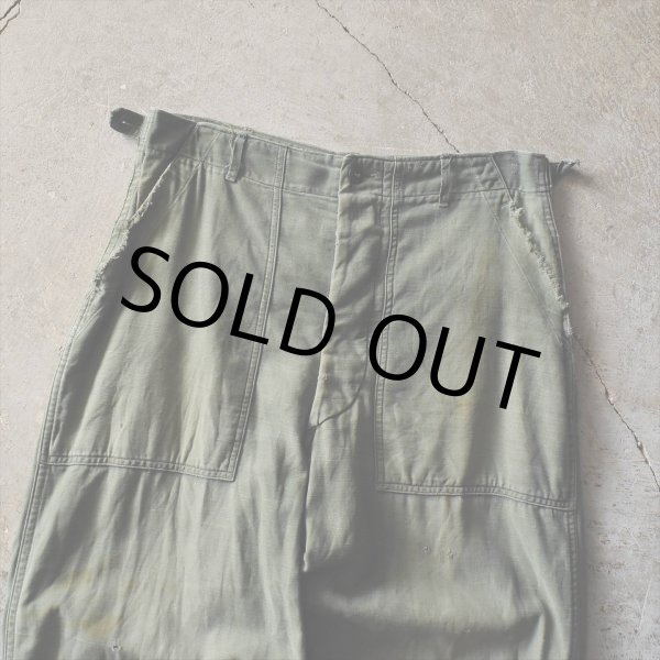 画像4: 1950s US.ARMY コットンベイカーパンツ　 "初期型"　 実寸W32 (4)