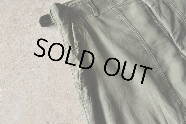 画像9: 1950s US.ARMY コットンベイカーパンツ　 "初期型"　 実寸W32 (9)