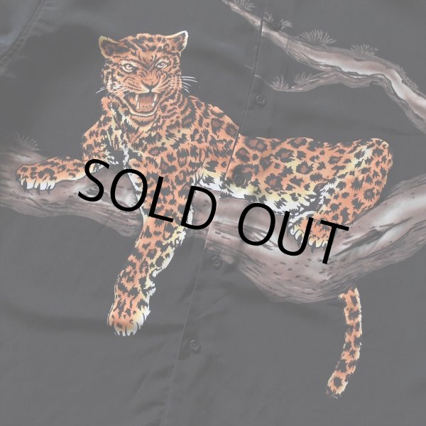 画像6: KOMAN SPORT 豹ポリエステルシャツ　 表記L  (6)