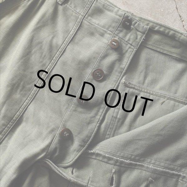 画像5: 1950s US.ARMY コットンベイカーパンツ　 "初期型"　 実寸W32 (5)