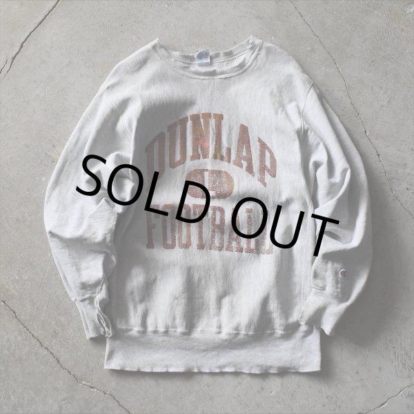 画像1: 1990s Champion リバースウィーブスウェット　 "DUNLAP FOOTBALL"　 表記L  (1)