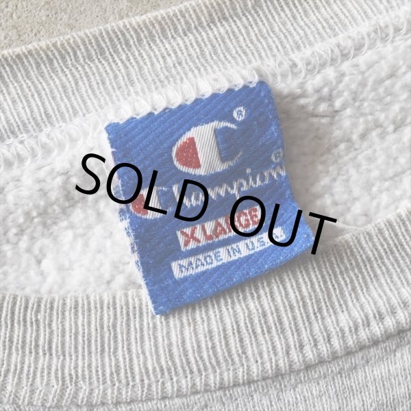 画像2: 1980s Champion ΠΣΕ 前Vスウェット　 "MADE IN USA"　 表記XL  (2)