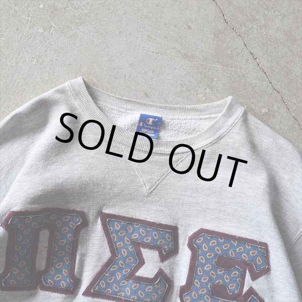 画像4: 1980s Champion ΠΣΕ 前Vスウェット　 "MADE IN USA"　 表記XL  (4)