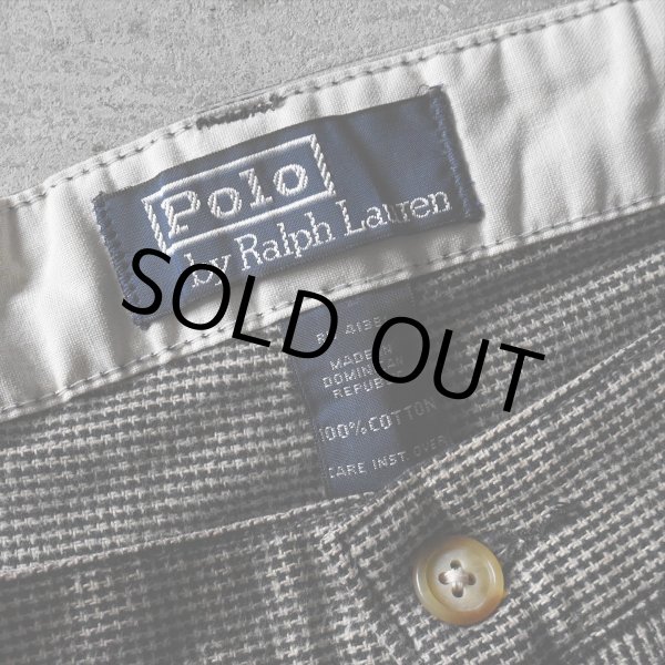 画像2: Polo by Ralph Lauren 千鳥格子2タックパンツ　 表記W36 L32  (2)