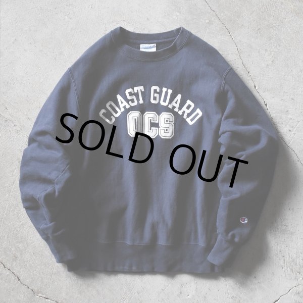 画像1: Champion リバースウィーブスウェット　 "US.COAST GUARD"　 表記M  (1)