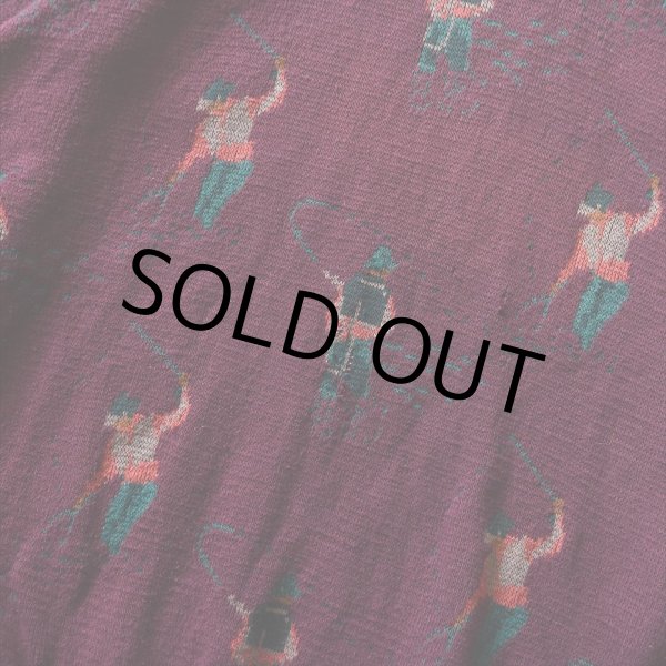 画像4: 1990s ORVIS フィッシング柄コットンセーター　 "MADE IN USA"　 表記L  (4)