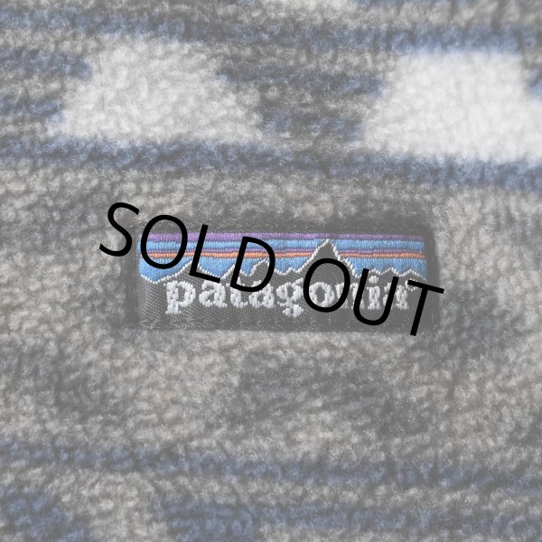 画像6: 1990s Patagonia サルティーヨ柄シンチラフリーススナップT　 "MADE IN USA"　 表記L  (6)