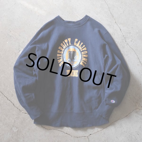 画像1: 1980s Champion リバースウィーブスウェット　 "UNIVERSITY OF CALIFORNIA IRVINE"　 表記L  (1)