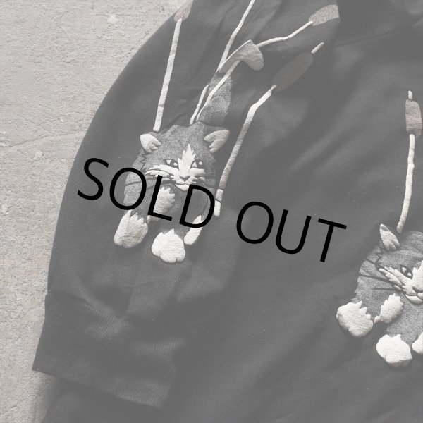 画像7: 1980s ねご 発泡プリントスウェット　 実寸L  (7)