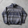 画像1: 1990s Patagonia サルティーヨ柄シンチラフリーススナップT　 "MADE IN USA"　 表記L  (1)