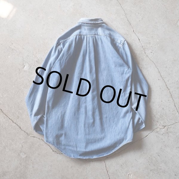 画像2: 1980s Polo by Ralph Lauren デニムシャツ　 "MADE IN USA"　 表記boysXL  (2)