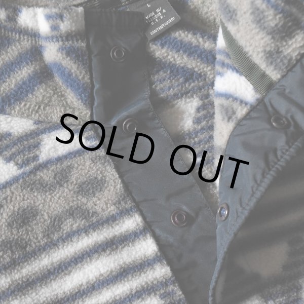 画像4: 1990s Patagonia サルティーヨ柄シンチラフリーススナップT　 "MADE IN USA"　 表記L  (4)