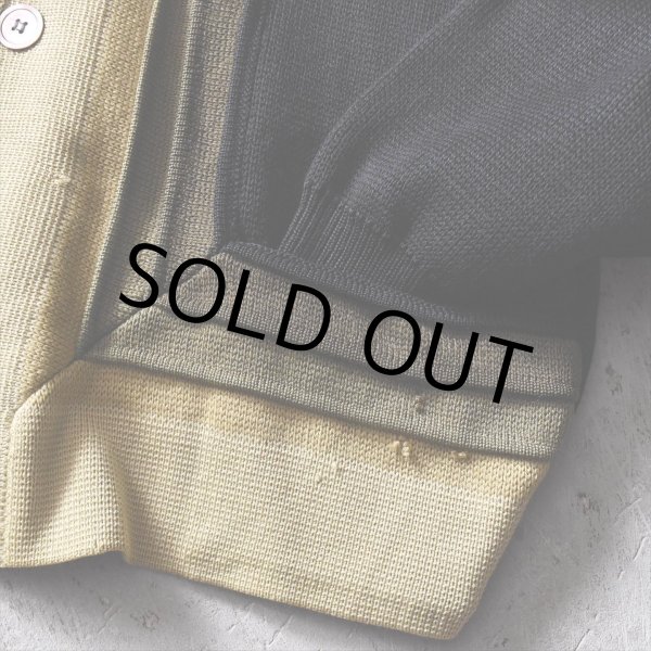 画像14: 1960s ウールニットカーディガン　 表記L  (14)