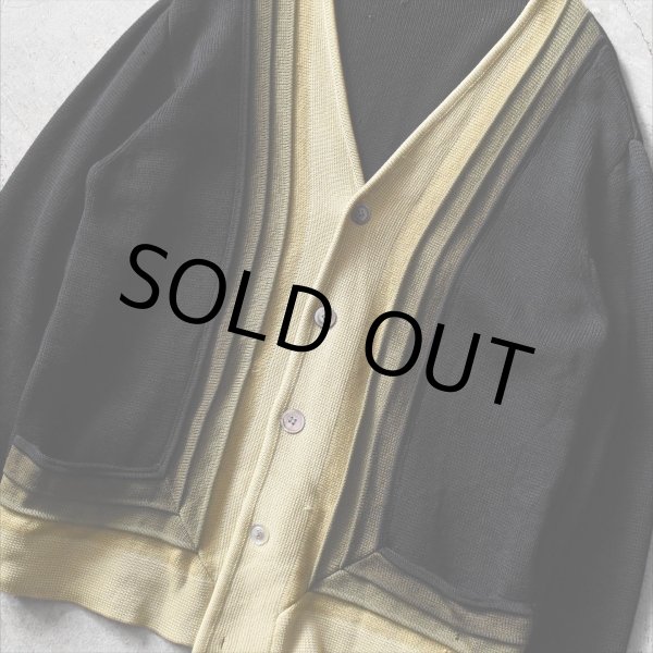 画像5: 1960s ウールニットカーディガン　 表記L  (5)