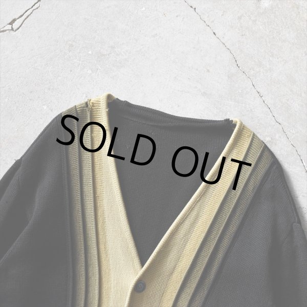 画像4: 1960s ウールニットカーディガン　 表記L  (4)