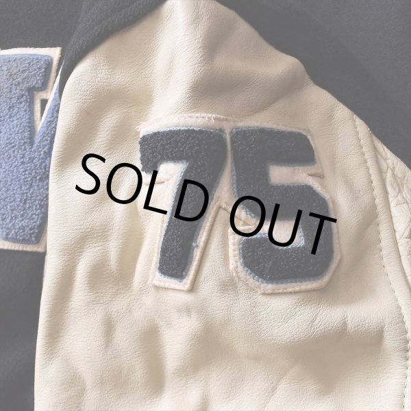 画像15: 1970s WHITING 袖レザースタジャン　 "MADE IN USA"　 表記42  (15)