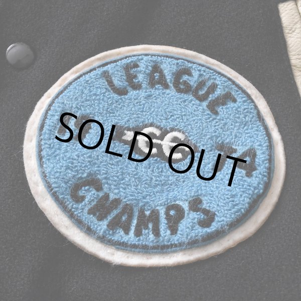 画像12: 1970s WHITING 袖レザースタジャン　 "MADE IN USA"　 表記42  (12)