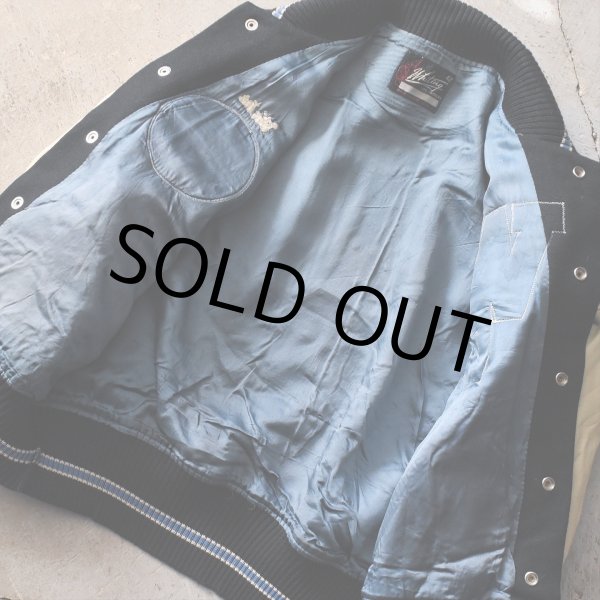 画像3: 1970s WHITING 袖レザースタジャン　 "MADE IN USA"　 表記42  (3)