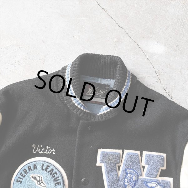 画像5: 1970s WHITING 袖レザースタジャン　 "MADE IN USA"　 表記42  (5)