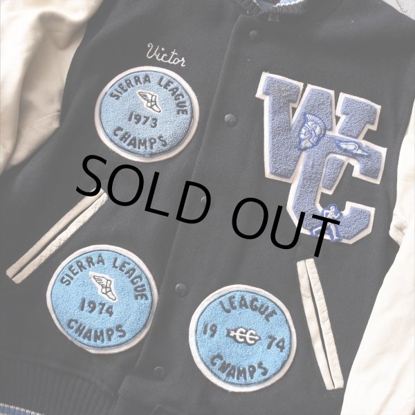 画像7: 1970s WHITING 袖レザースタジャン　 "MADE IN USA"　 表記42  (7)