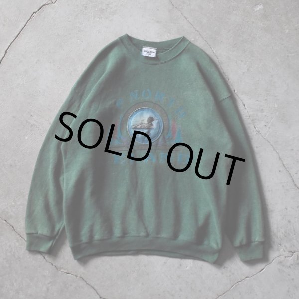 画像1: 1990s Lee HEAVYWEIGHT プリントスウェット　 "MADE IN USA"　 表記XL  (1)