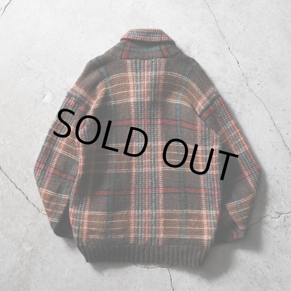 画像2: Polo by RalphLauren ショールカラーウールニットセーター　 表記L  (2)