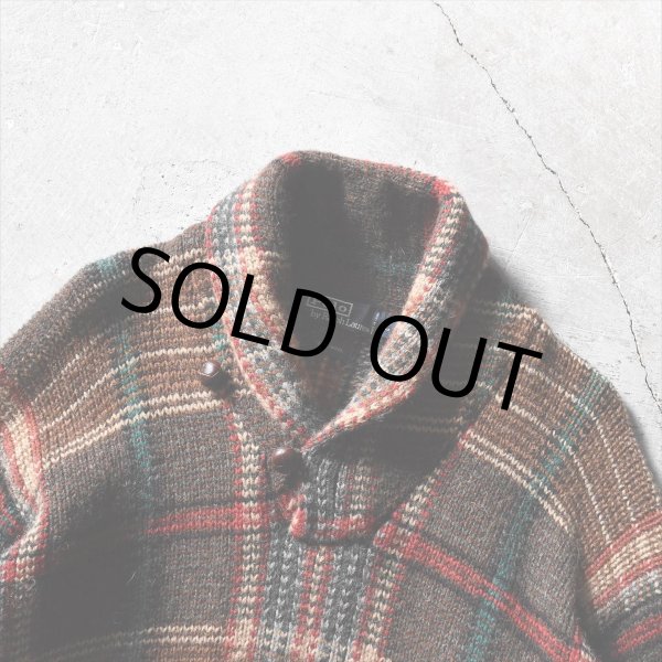 画像4: Polo by RalphLauren ショールカラーウールニットセーター　 表記L  (4)