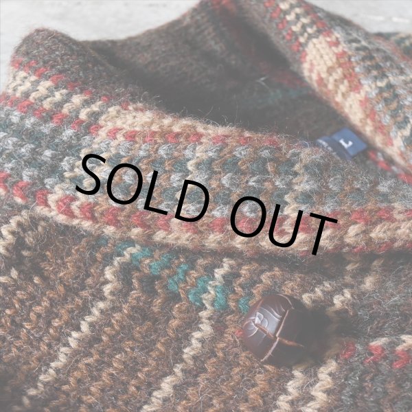 画像5: Polo by RalphLauren ショールカラーウールニットセーター　 表記L  (5)