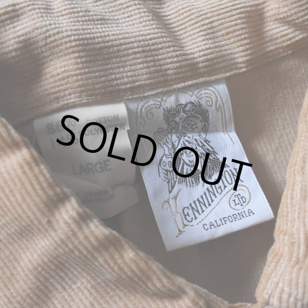 画像3: 1970s KENNINGTON プリントコーデュロイシャツ　 表記L  (3)