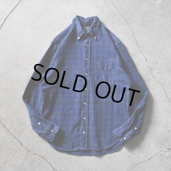 画像1: GITMAN BROS.× J.CREW ネルBDシャツ　 "MADE IN USA"　 表記M  (1)